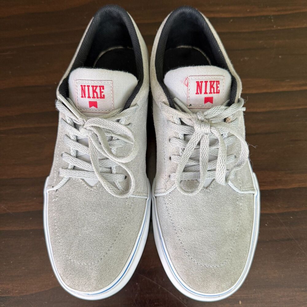 Nike Satire Armory Slate Suede SB Shoes Youth Boys Size 6 Gray Women 7.5 - Picture 2 of 12
